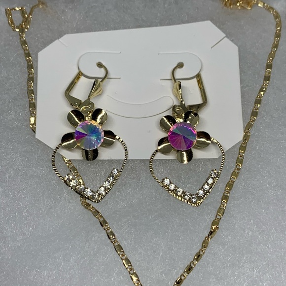 💥Just Reduced💥Gorgeous Italian Gold Necklace set - Picture 7 of 8